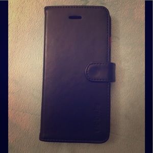 Brand New Black Leather “Book” Case for iPhone 6S